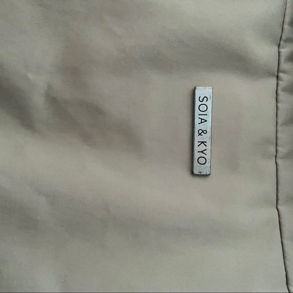 Soia & kyo tan trench coat - Picture 8 of 11